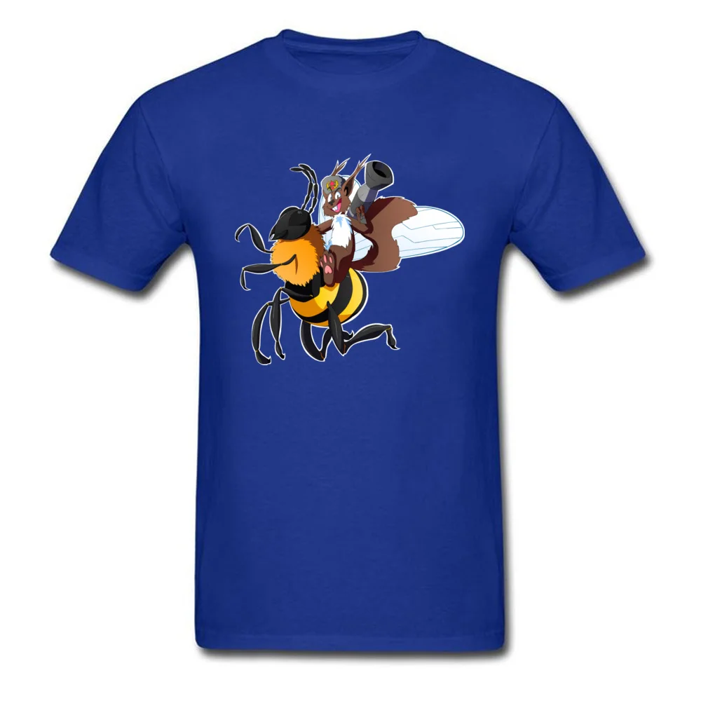  Classic Tops T Shirt Retro Short Sleeve Men T Shirt TpicOriginaltitle Geek Summer Tee Shirt Crew Neck Wholesale Rodriguez The Amazing Russian Squirrel blue