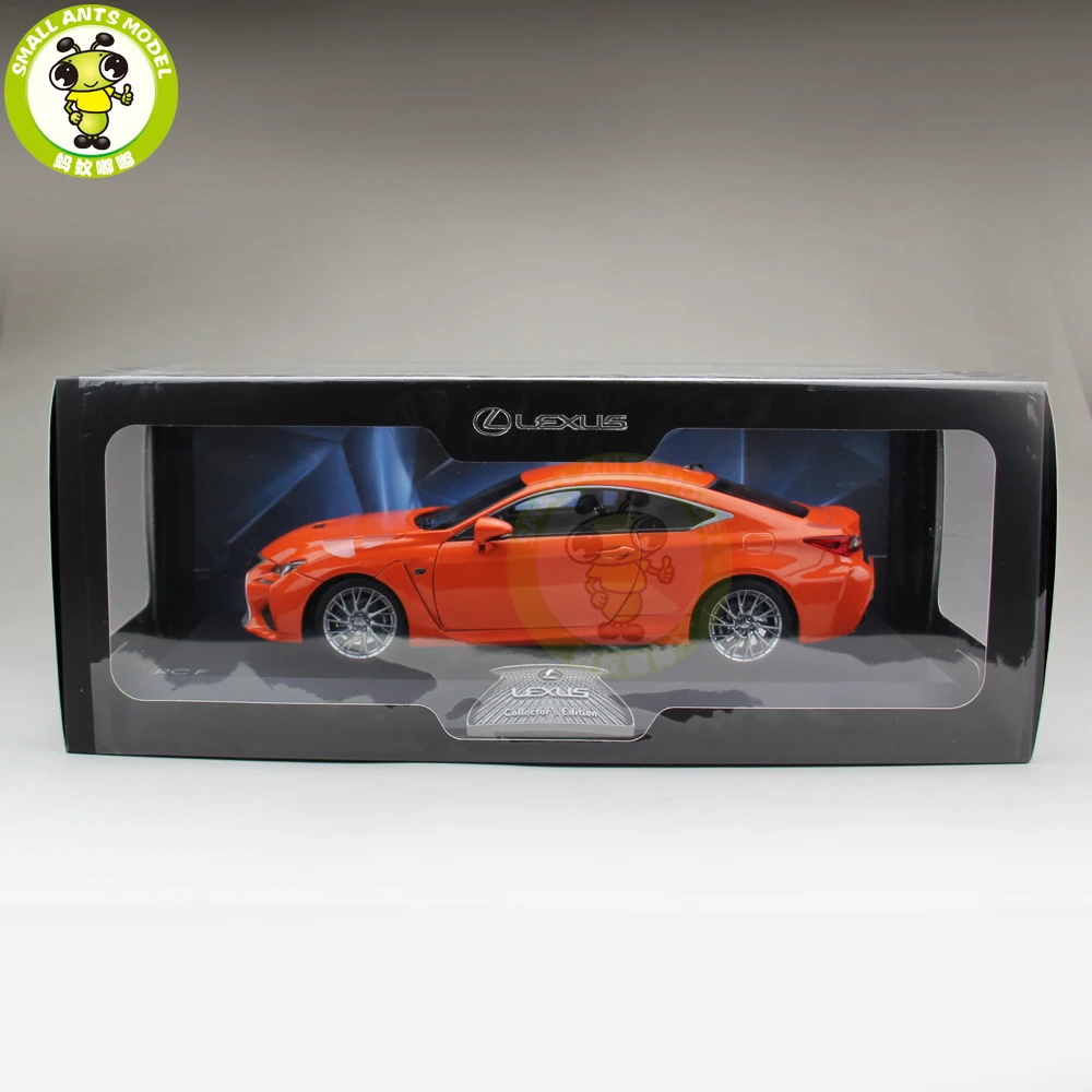 1/18 RC F RCF литая модель автомобиля игрушки детские подарки для мальчиков девочек коллекция хобби оранжевый