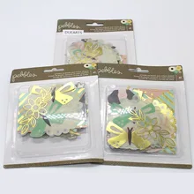 interesting Decorative card pattern with different animal flowers cake letters love thick cardboard bookmark WH20