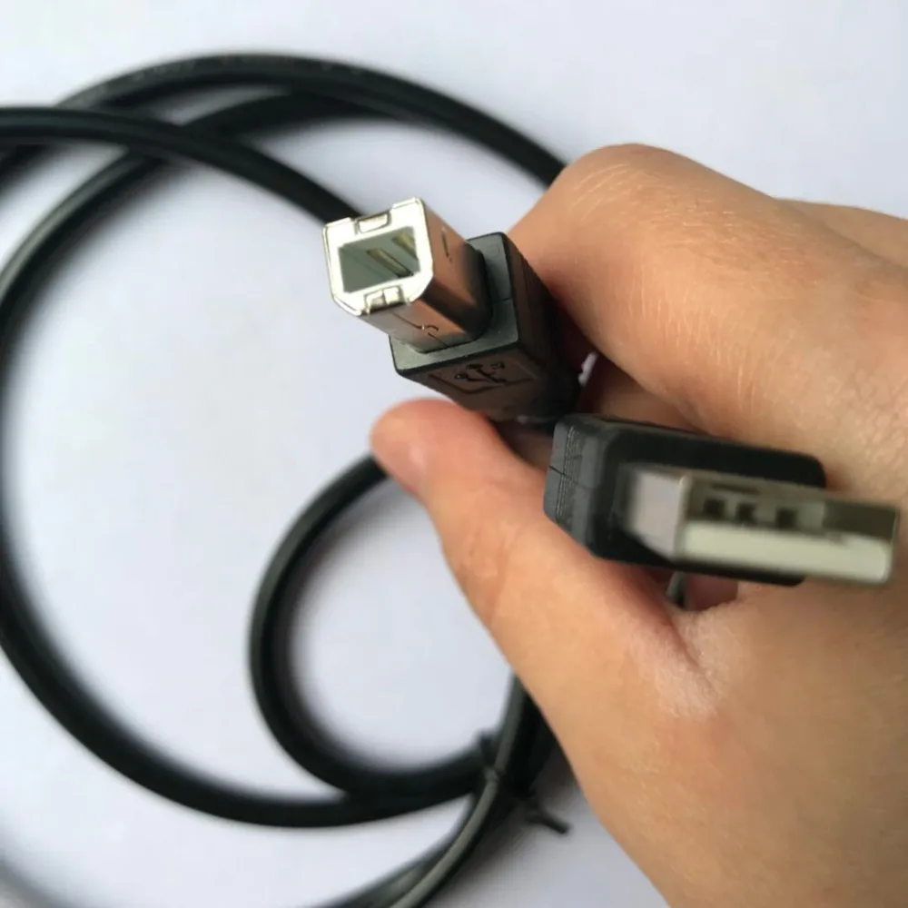 Кабель для сканера принтера USB 2 0 Шнур Type A штекер B высокоскоростной HP Canon Lexmark Epson