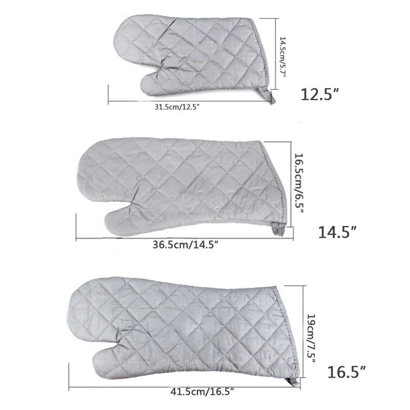 Горячая 1 шт. 4 размера на выбор термостойкие хлопковые Прихватки для готовки в духовке инструменты для микроволновой печи перчатки Специальные перчатки для выпечки
