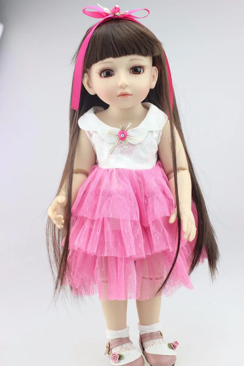SD/BJD пластиковые реалистичные принцессы для девочек Куклы для одевания упражнения кукла для детей высокого класса Рождественский подарок