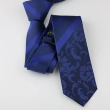 LAMMULIN Новинка мужские галстуки черный с синими полосками цветочный тканый галстук, жаккардовый тощий галстук ручной работы на шею для Corbata 6 см