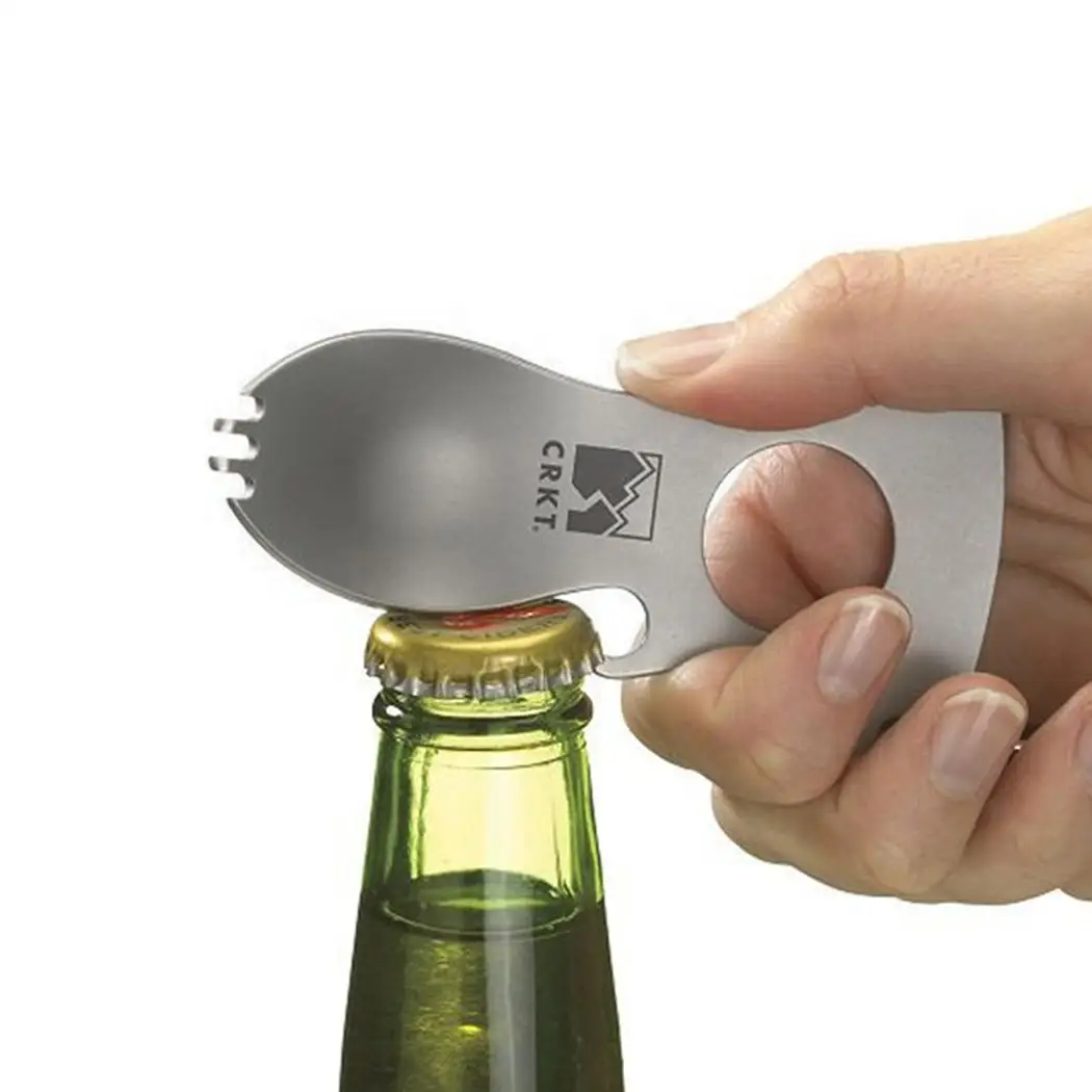 

Wrench Multifunctional Fork Opener Stainless Camping Spoon Steel Outdoor Equipment