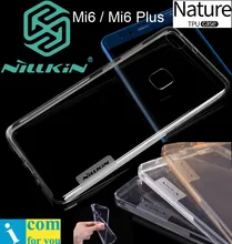 Nillkin природа ясно мягкие tpu protective case cover для xiaomi mi6 плюс mi 6 прозрачные силиконовые оболочки