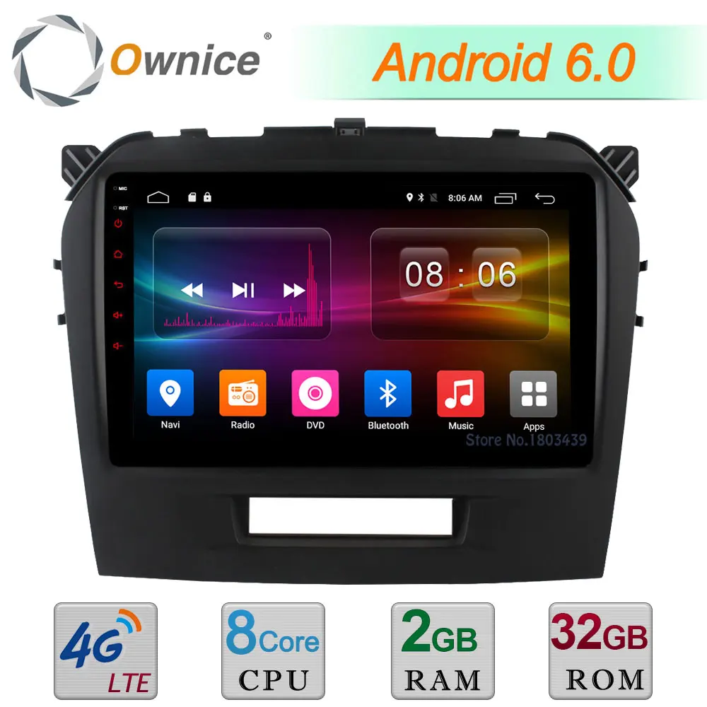 

C500+ 9" Android 6.0 Octa Core 2GB RAM 32GB ROM 4G LTE WIFI DAB+ DVR Car DVD Multimedia Player Radio For Suzuki Vitara 2015 2016