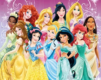 

8x8FT Princess Assemble Ariel Aurora Snow White Belle Custom Photography Studio Background Backdrop Vinyl 10x10 8x10