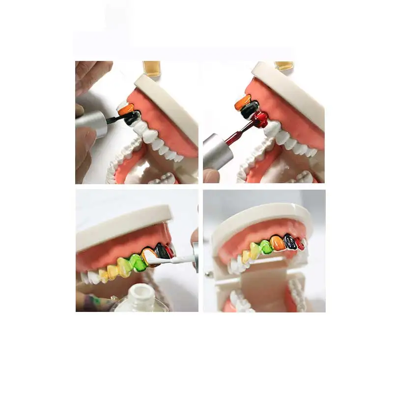 Tooth painting 2017 New 6 Colors Tattoo Face Body Paint On Tooth
