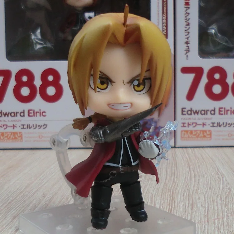 new figurine Nendoroid Fullmetal Alchemist Edward Elric 788 Alphonse Elric 796 Toy Action anime Figure Model Doll Gift