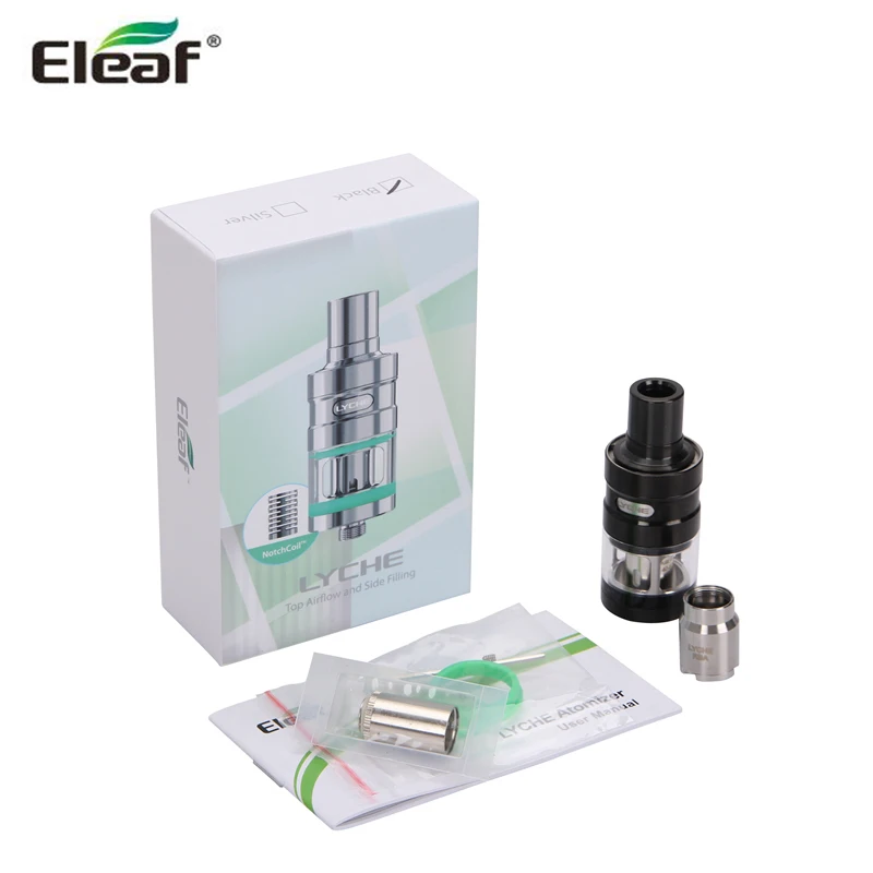 

Original Eleaf LYCHE 4ml Capacity Top Airflow Control Side-filling Design Tank with/without RBA Head