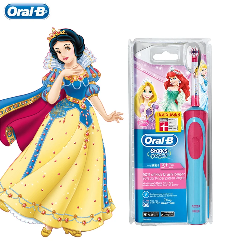 Детская Водонепроницаемая зубная щетка Oral B с мягкой щетиной|electric toothbrush|children electric