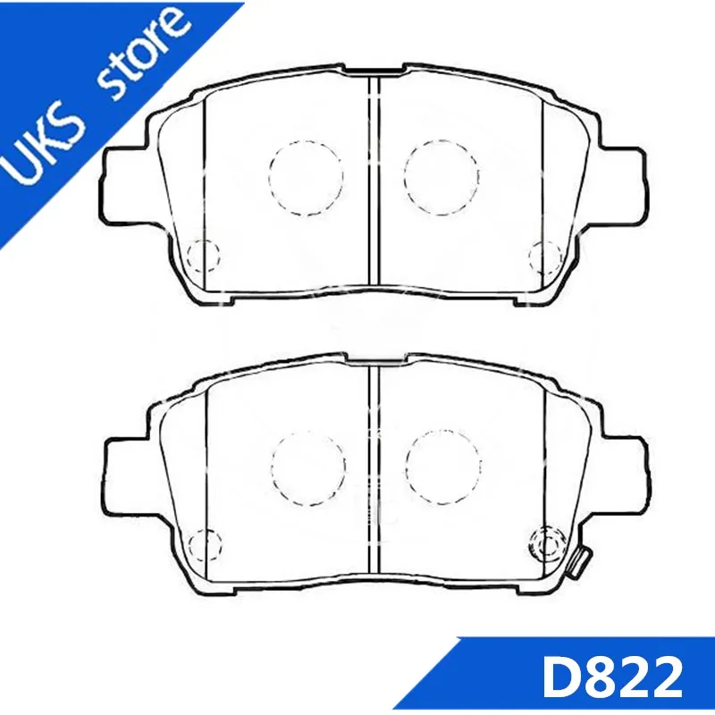 4 шт./компл. тормозные колодки сзади D822 для BYD F3 и corolla фирмы "alex and greatwall мини