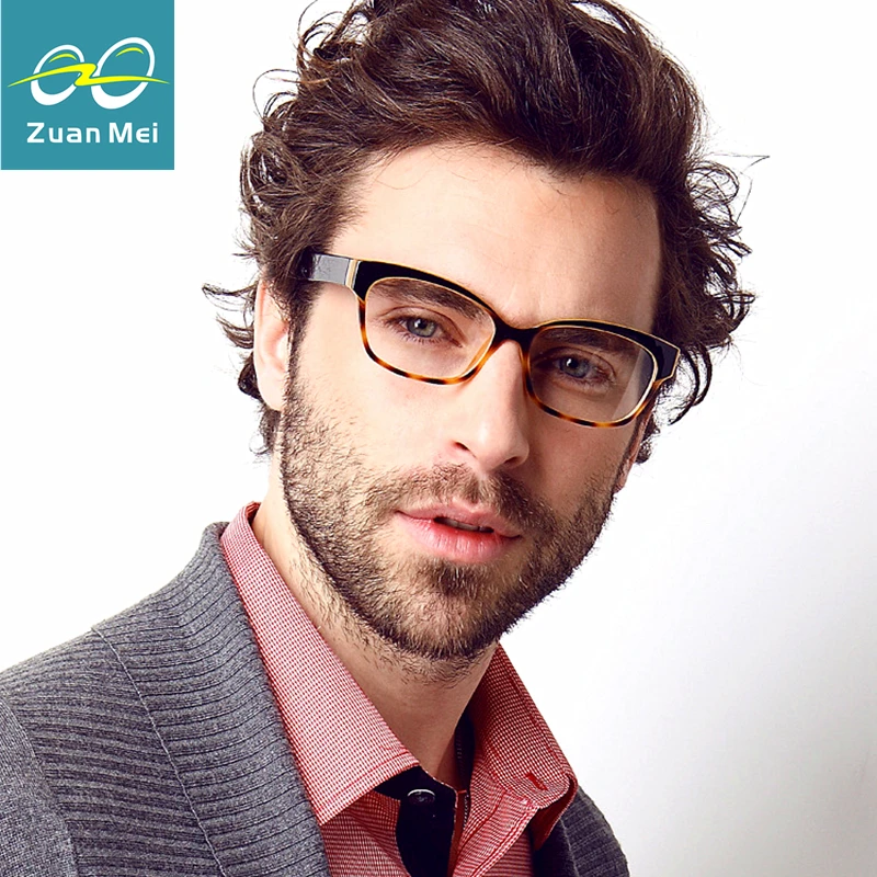Zuan Mei Brand Fshion Glasses Frame Men Black Spectacle Frame Optical