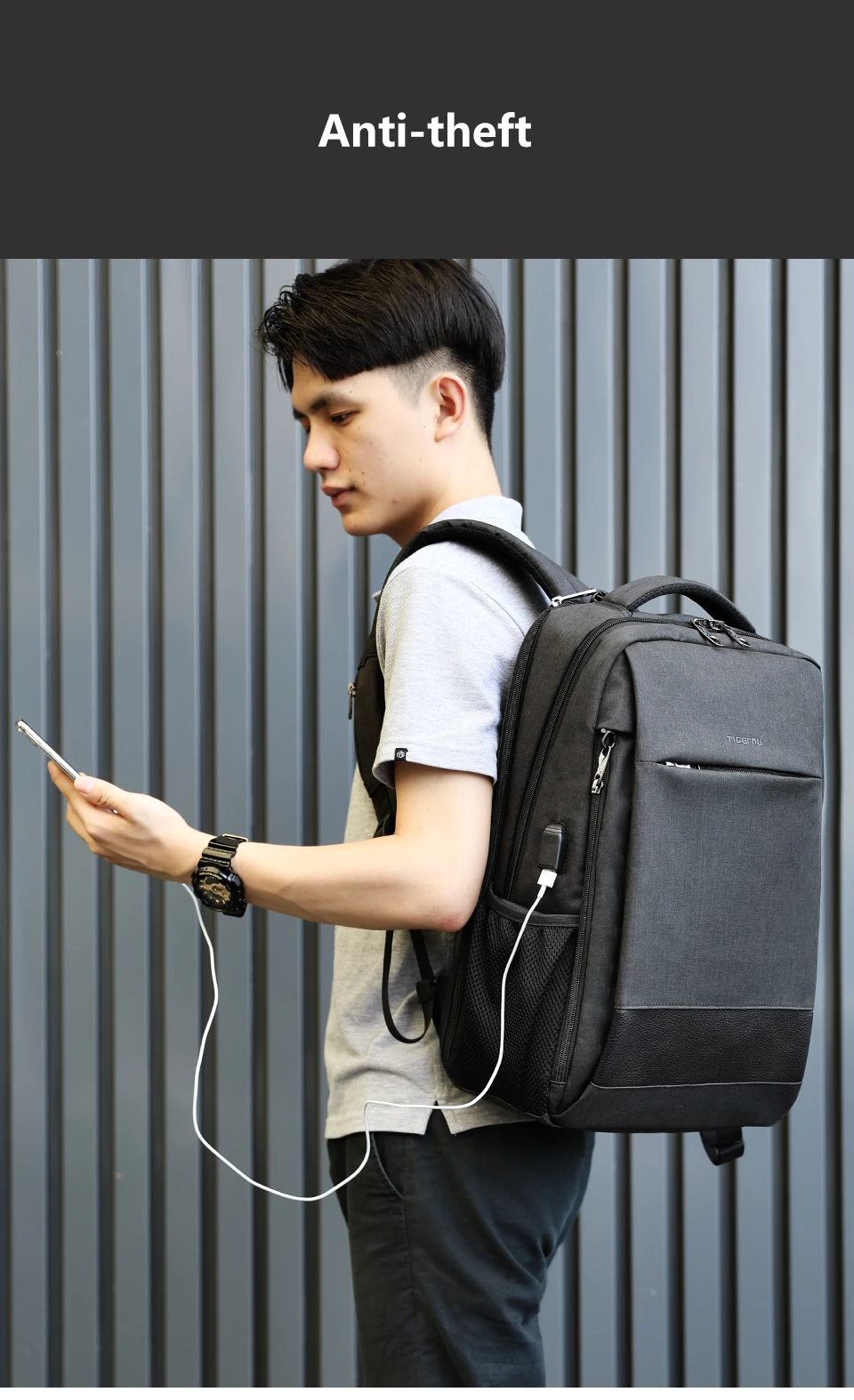 3.NEW usb backpack