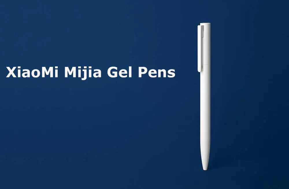 Оригинальная гелевая ручка Xiaomi Mi Mijia 1 шт. розничная продажа без колпачка черная