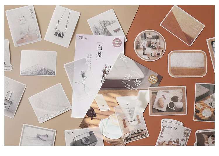 Японские стационарные Bullet Journal декоративные наклейки Скрапбукинг палочка этикетка дневник канцелярские альбом винтажные туристические наклейки