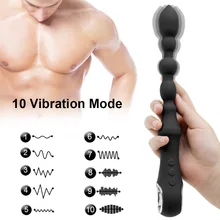 Heating Beads Vibrator Dildo Silicone Anal Plug Butt Plug Prostate Massager Sex Toys For Adults Men Women Masturbator Vibrator