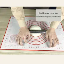 60x40 см кухонные аксессуары DIY прокатки клецки из теста лапша Кондитерская доска поставки силиконовый Стеклопластик коврик для выпечки коврик