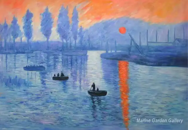 oil painting canvas art impression sunrise by claude monet famous monet famous works