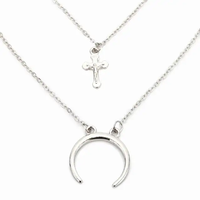 Buy New Trendy Gold Silver Color Crescent Moon