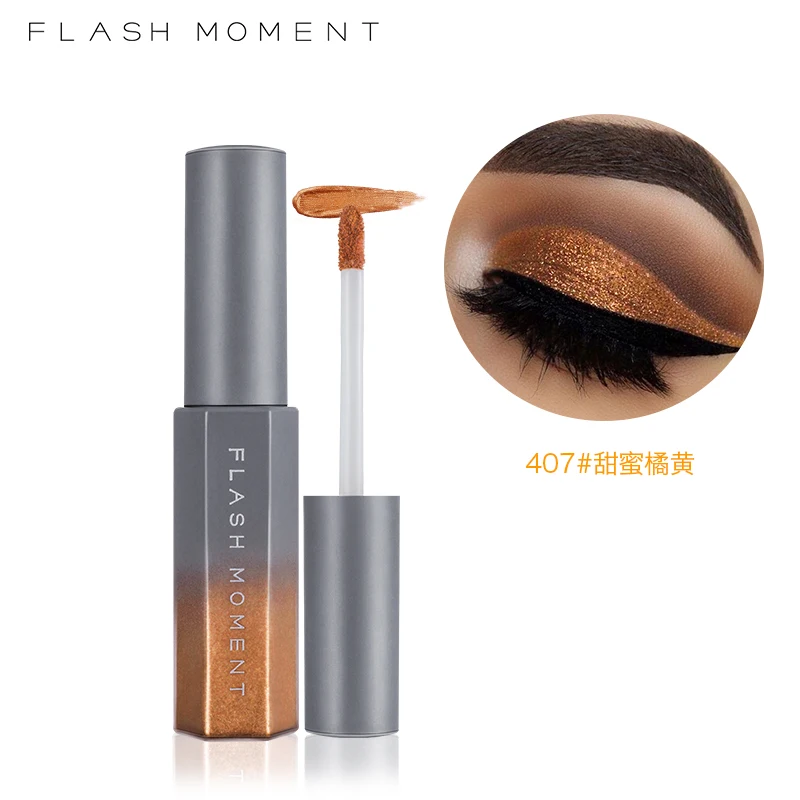 

Sunset Yellow Glitter Liquid Eyeshadow Crayon Makeup Sombra Maquiagem Profissional Completa Yeux Festival Eye Shadow
