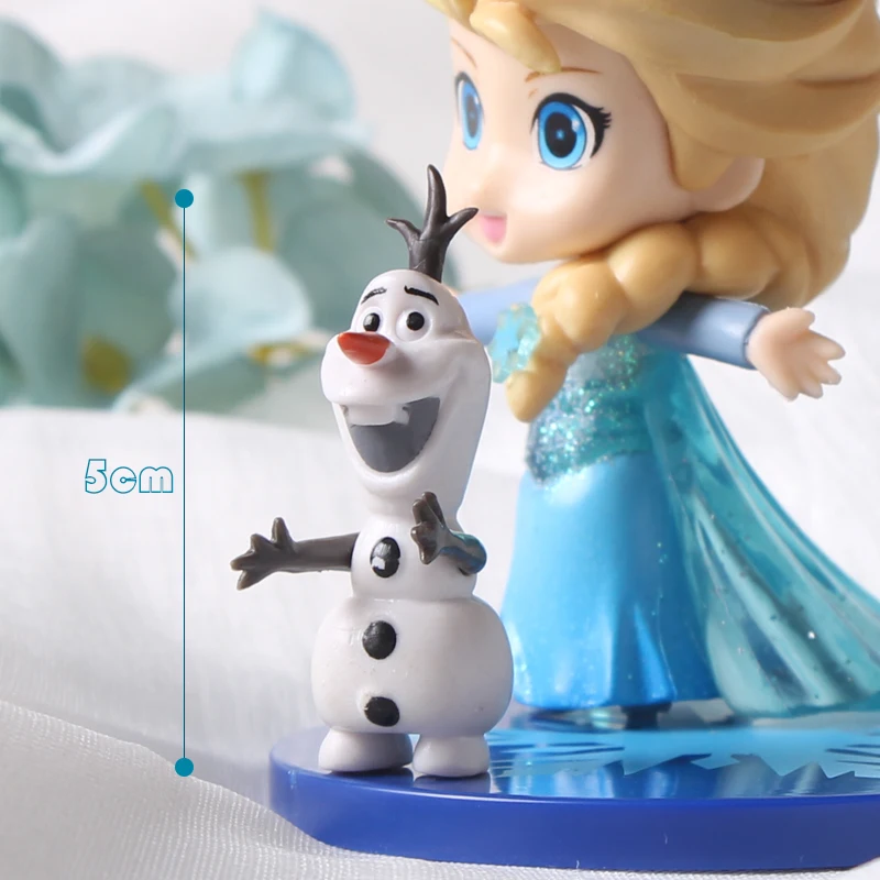 Disney Princess Toys 3pcs/Set 5-8cm Kawaii Q Vesion Frozen Elsa Doll Action Figure Toys Gift New Loose High Dolls For Children Disney Princess Toys 3pcs/Set 5-8cm Kawaii Q Vesion Frozen Elsa Doll Action Figure Toys Gift New Loose High Dolls For Children