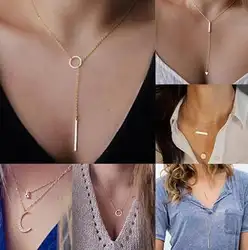 Мода Collier Femme Colar многослойный Рождественский чокер кулон ожерелья для женщин Подарки Ювелирные изделия в стиле "Бохо" collares mujer