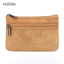 

2018 Fashion Genuine Leather Small Mini Coin Purse Change Wallet Purse Women Key Wallet Coin Bag Holder Case Mini Pouch Zipper