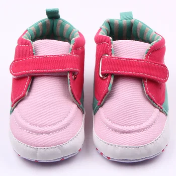 

Baby Moccasins Sports Sneakers boys girls infant toddler crib newborn boots first walker 3 sizes 0-18 months Soft Sole