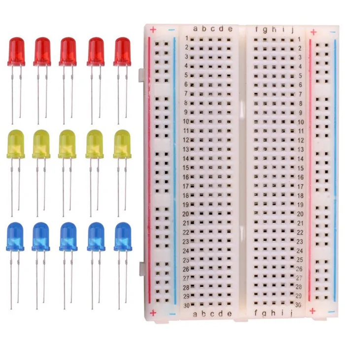 Стартовый набор для Arduino с платой UNO R3 + USB кабель макетная плата LED перемычка