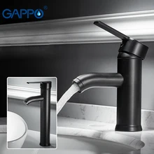 GAPPO Basin faucet mixer water stainless steel bathroom faucet basin mixer waterfall Deck Mounted Single Handle Faucets taps flg basin faucet ceramic plate spool bathroom faucet brushed nickel deck mounted stainless steel basin faucet basin mixer ss002y