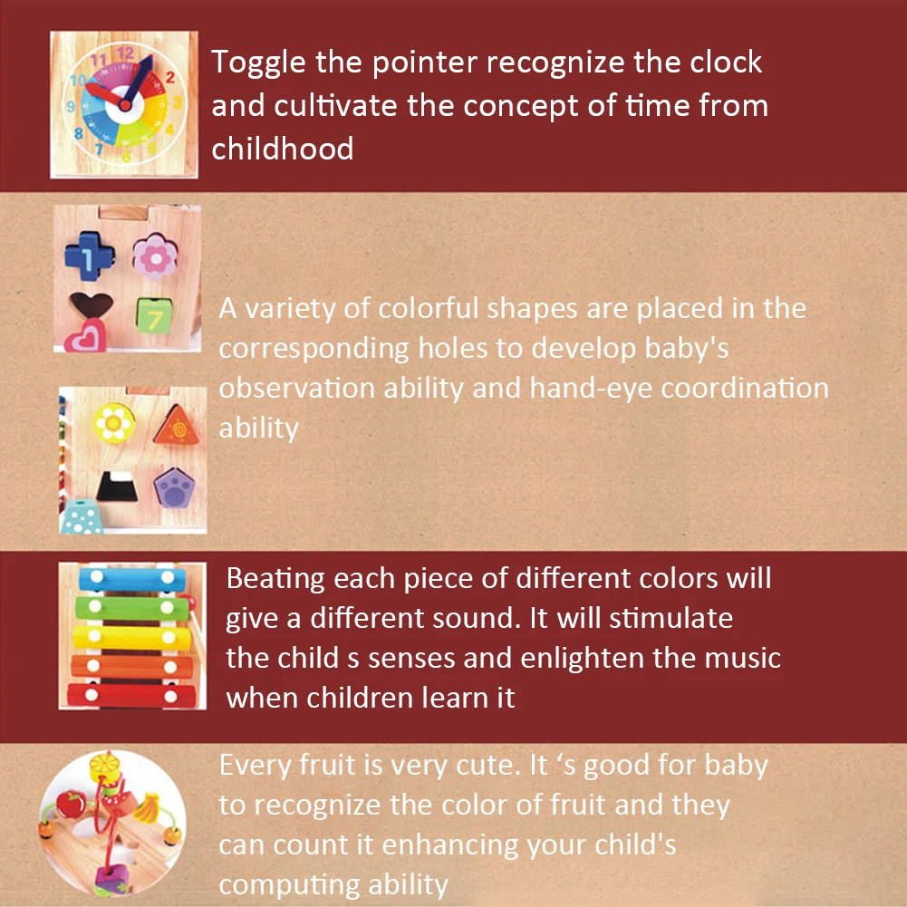 Игрушки для детей деревянные классические деревянные Multi Форма сортировщик блок для детей подарок сортировщики для детей