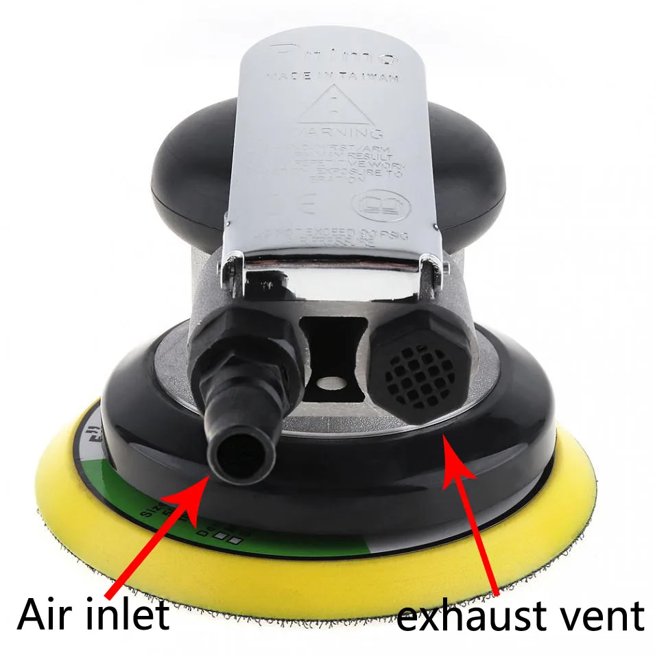 Пневматические инструменты пневматическая полировальная машина 5 дюймов Круглый пневматический шлифовальный станок наждачная бумага случайный орбитальный шлифовальный станок