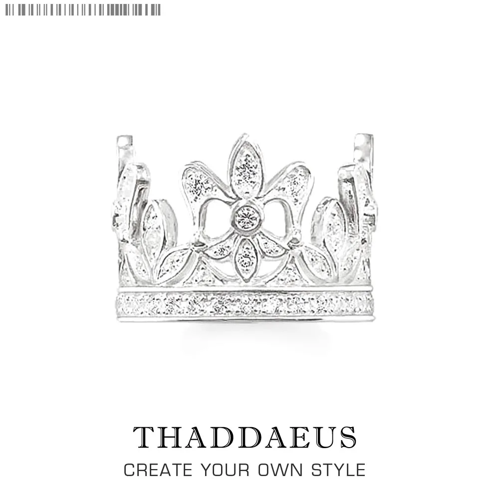 

Cross Crown Ring,Thomas Style Glam Fashion Good Jewerly For Men & Women,2017 Ts Vintage Gift In 925 Sterling Silver,Super Deals