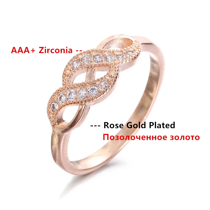 Розовое золото, кольца для женщин, элегантное кольцо с австрийскими кристаллами, бижутерия с кристаллом, Винтажные Ювелирные изделия, Женские аксессуары Anillos 18KR004