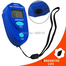 Digital Mini Car Painting Thickness Tester Paint Thickness Meter Coating Thickness Gauge 0~2.0mm Epoxy Enamel Plastic with Pouch