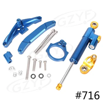 

For Yamaha FZ1 FAZER 2006-2015 CNC Steering Damper Stabilizer Safety Control w/ Mounting Bracket Kit Aluminum Alloy Anodized