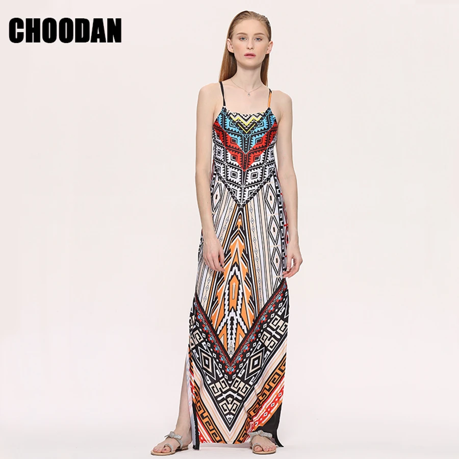 7213 Bohemian dress women  (1)