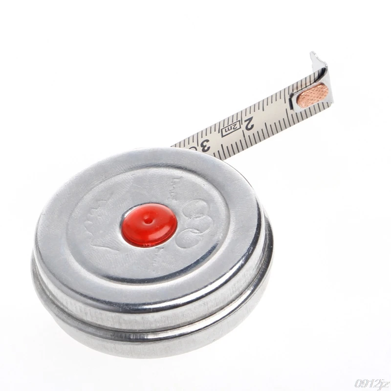 200cm Mini Office Stainless Steel Woodworking Retractable Tape Measure