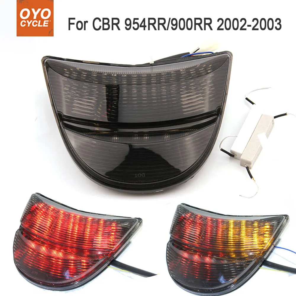 

Motorcycle Integrated LED Tail Light Brake Turn Signal Blinker For Honda CBR 900RR 954RR 2002-2003 CBR954RR CBR900RR