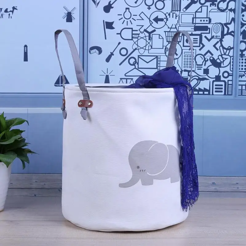 Складной мешок для белья с изображением слона