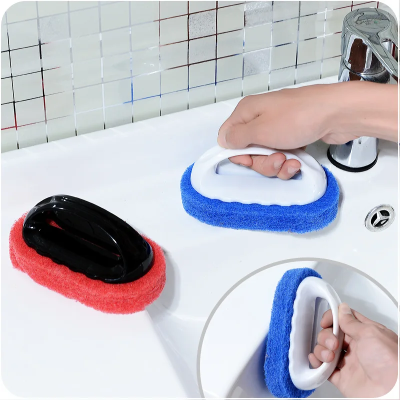 Handle decontamination sponge hard bottom cleaning brush Creative