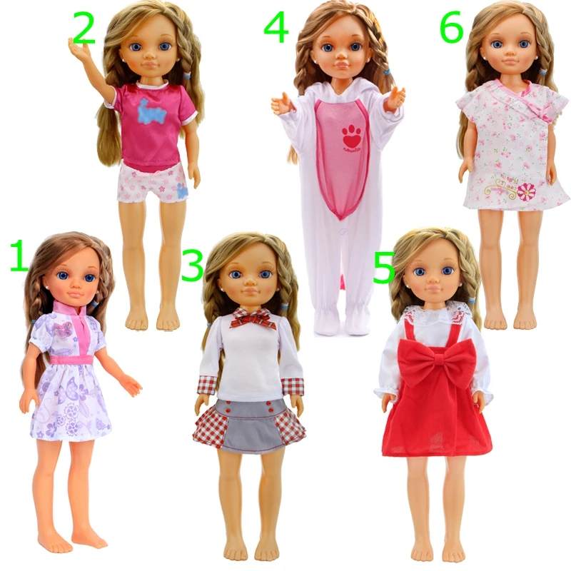 

High Quality Lovely Outfit Elegant Mixed Style Daily Casual Wear Princess Clothes For Nancy Doll 40cm 16" Puppet Accessories Toy