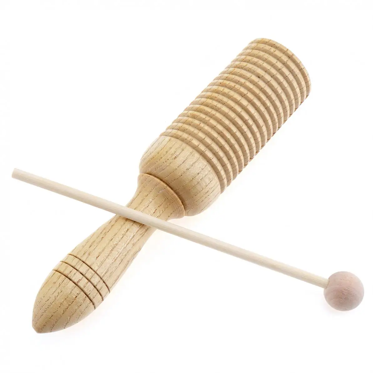 Eco-Friendly Sound Tube Wooden Crow Kid Children Gift Pine Wood Sounder Musical Toy Percussion Education Instrument - Цена: US $3.86