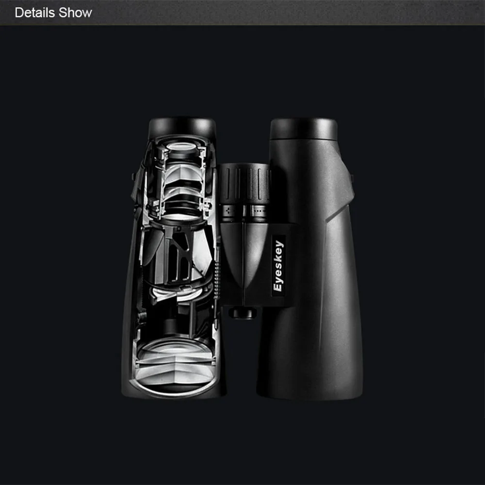 Eyeskey HD BAK4 Roof FMC Optics 8x56/10x56 Zoom Waterproof Nitrogen ED Monocular Binocular Telescope for Hunting Outdoor Trip Eyeskey HD BAK4 Roof FMC Optics 8x56/10x56 Zoom Waterproof Nitrogen ED Monocular Binocular Telescope for Hunting Outdoor Trip