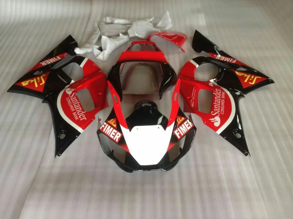 

Fei-custom ABS fairing kit fit for YAMAHA R6 1998 1999 2000 2001 2002 R6 red black YZF R6 fairings set 98 99 00 01 02