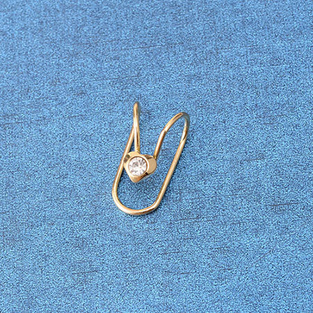 1Pc Silver Color /Golden Ear Cuff Earrings Women Star Heart Charming Hot Sale Without Non Piercing Cartilage Ear Clip