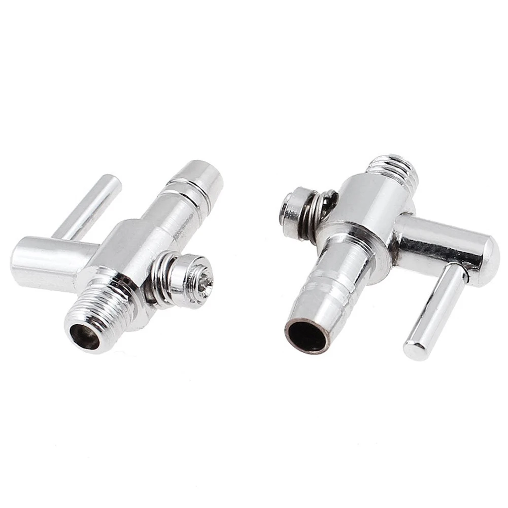 

5mm Tube Diameter Single Way Air Flow Control Valve 2 Pcs for Aquarium