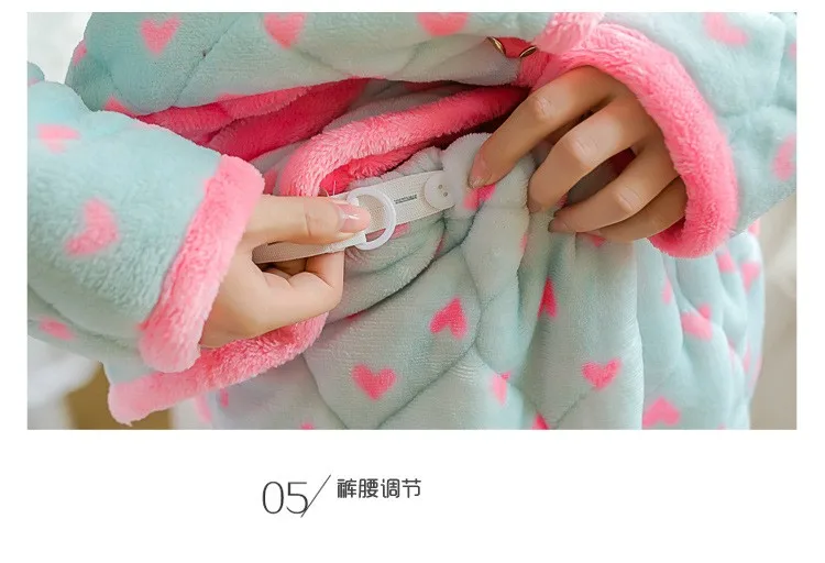 Зимний средства ухода за кожей Пижама домашняя одежда для кормления Комплекты одежды одежда для сна для женская одежда для беременных Грудное вскармливание Ночная рубашка для беременных G313