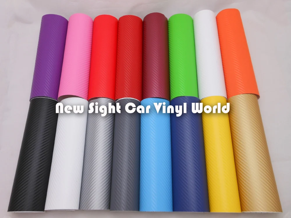Фиолетовая 3D виниловая наклейка из углеродного волокна без пузырьков для автомобиля Размер: 1,52*30 м/рулон